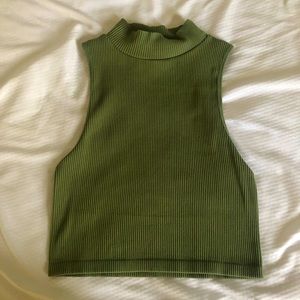 zara turtle neck crop top